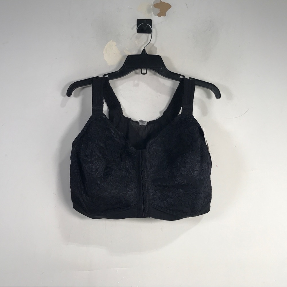 Ashley Stewart Everyday Go-To Posture Bra, Women's 44DDD - Black